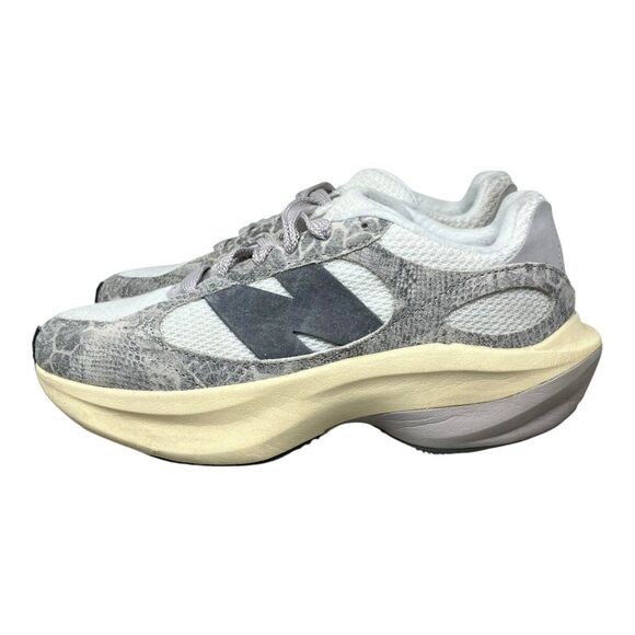 New Balance Sneakers Mens 6 Grey Snakeskin Animal Print UWRPDNBS Activewear Run - Picture 4 of 10